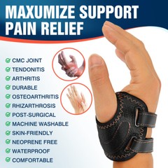 CMC Thumb Wrist Brace Support Fortemotus Spica Splint Arthritis Pain Relief