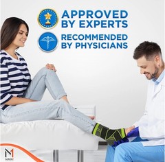 Mata1 – Ankle Brace for Plantar Fascitis Sprain Achilles – Black/Green- One Size