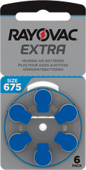 Rayovac Advanced Hearing Aid Batteries Type: p10, p13, p312, p675
