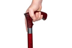 Dr. Watson – Handcrafted Wooden Walking Stick, Walking Cane with Duke Handle