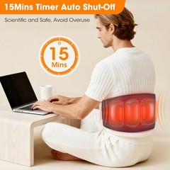 US Heating Massage Decompression Belt Lumbar Support for Lower Back Pain Relief
