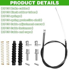 14Pcs Brake Cable Parts for Walkers Replace, Drive Rollator Replacement Parts wi