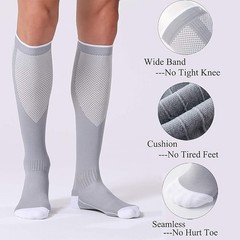 FITRELL 3 Pairs Compression Socks for Women and Men 20-30mmHg- Circulation and