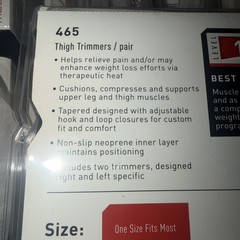 McDavid 465 thigh trimmer/pair one size fits most OSFM