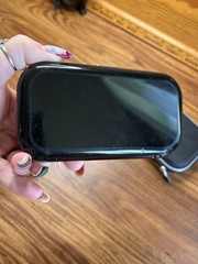 4 Cochlear Hearing Aid Accessory Storage Case Black Zippered Hardcase