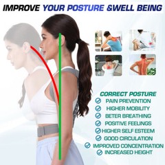 Back Posture Corrector Shoulder Straightener Brace Neck Spine Support