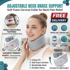 Adjustable Neck Brace Support Soft Foam Cervical Collar Neck Pain Relief Unisex