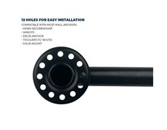 Grab Bar Bundle – ADA Compliance – Matte Black, 1.5″ Diameter – 18″, 36″, 42″…