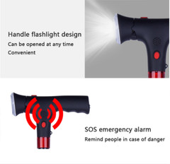 Collapsible Alarm Walking Stick With LED Non-slip Adjustable Safety Walking Cane
