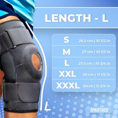 Plus Size Hinged Knee Brace – Adjustable Support for ACL, MCL & Arthritis