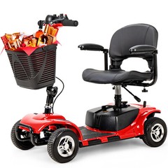 4 Wheels Mobility Scooter Power Folding Electric Wheel for All Terrain Travel US