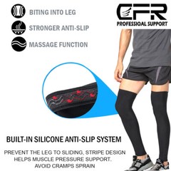 Full Leg Support Varicose Veins Thigh Long Compression Sleeve Socks Stocking HG