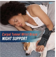EATOL Wrist Brace Carpal Tunnel, Night Support Brace, Left Hand, S/M