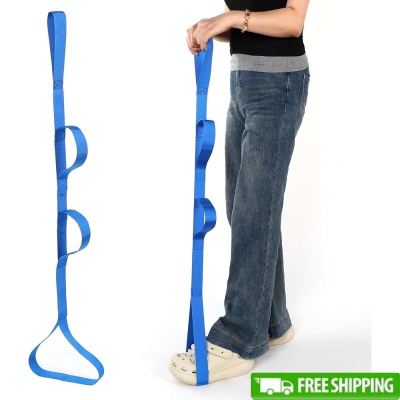Leg Lifter Strap Hip Surgery Recovery Mobility Aid Multi Handle Design New