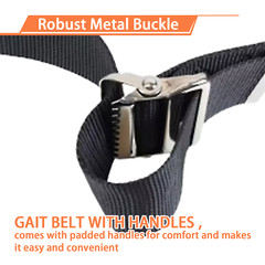 Premium 6-Handle Gait Belt ,Transfer Belt for Transfer & Walking Waist Assist