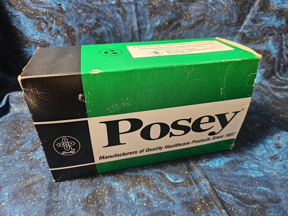 POSEY Black & Green Transfer Gait Belt Never Used