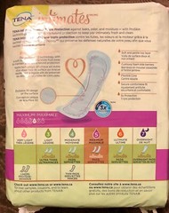 2 Packages Tena Intimates Incontinence Pads Maximum 14 Count Per Package NEW