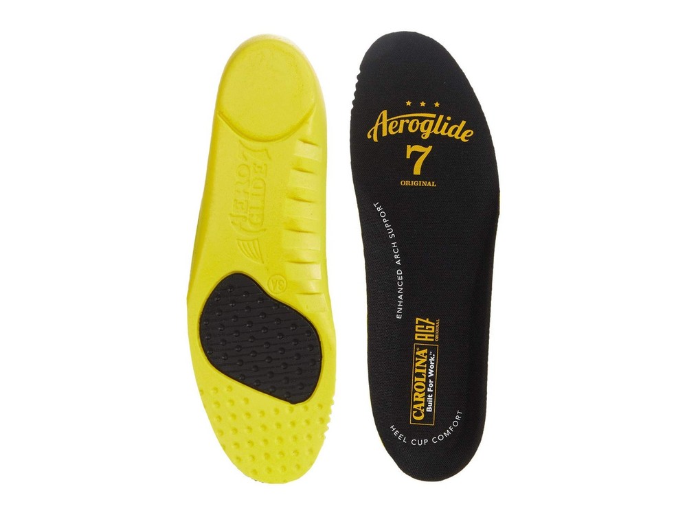 Carolina Aeroglide 7 Footbed AG7 Black 11 D (M) 11 D (M),