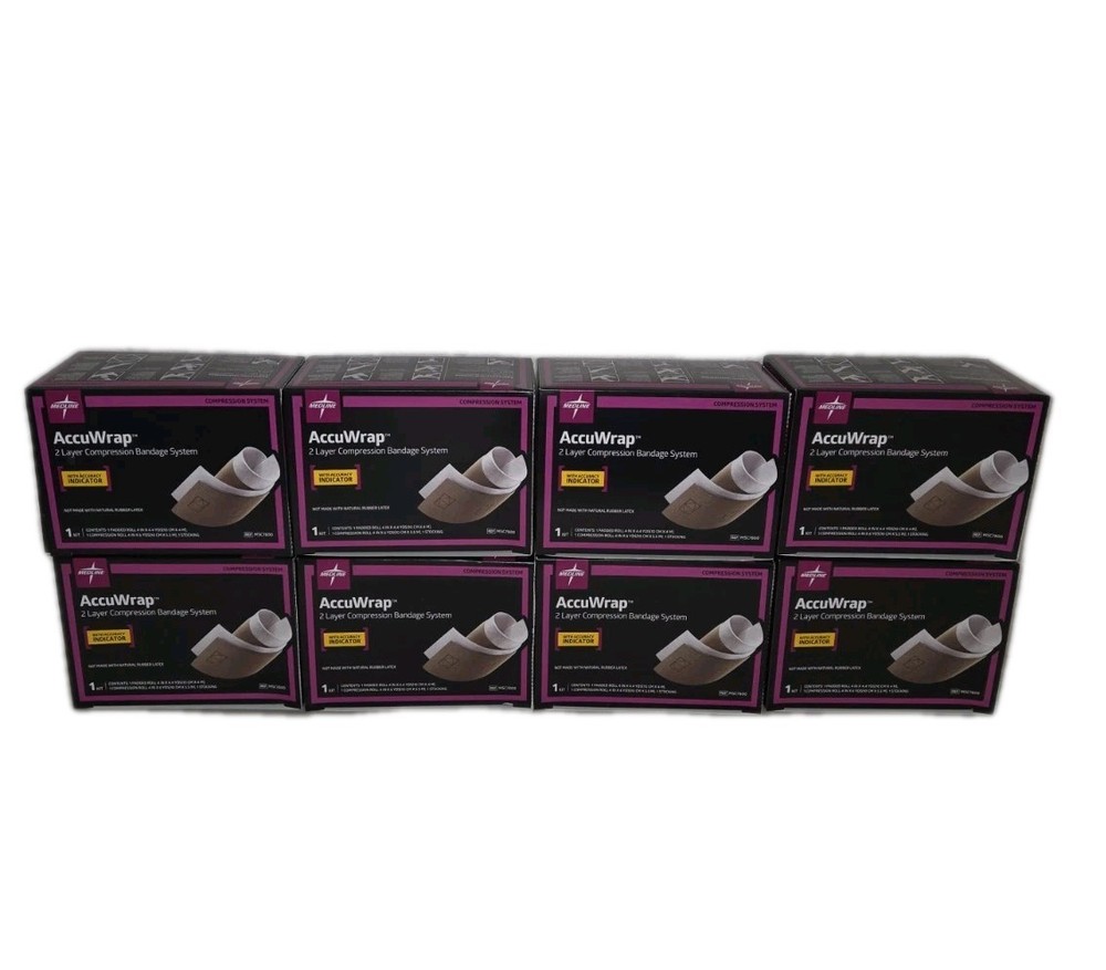 Medline AccuWrap 2-Layer Compression System 4″ MSC7800 OPEN BOX/SEALED CONTENTS