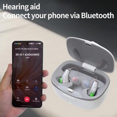 Rechargeable Bluetooth Hearing Aids for Seniors APP Controlled, Noise Cancelling