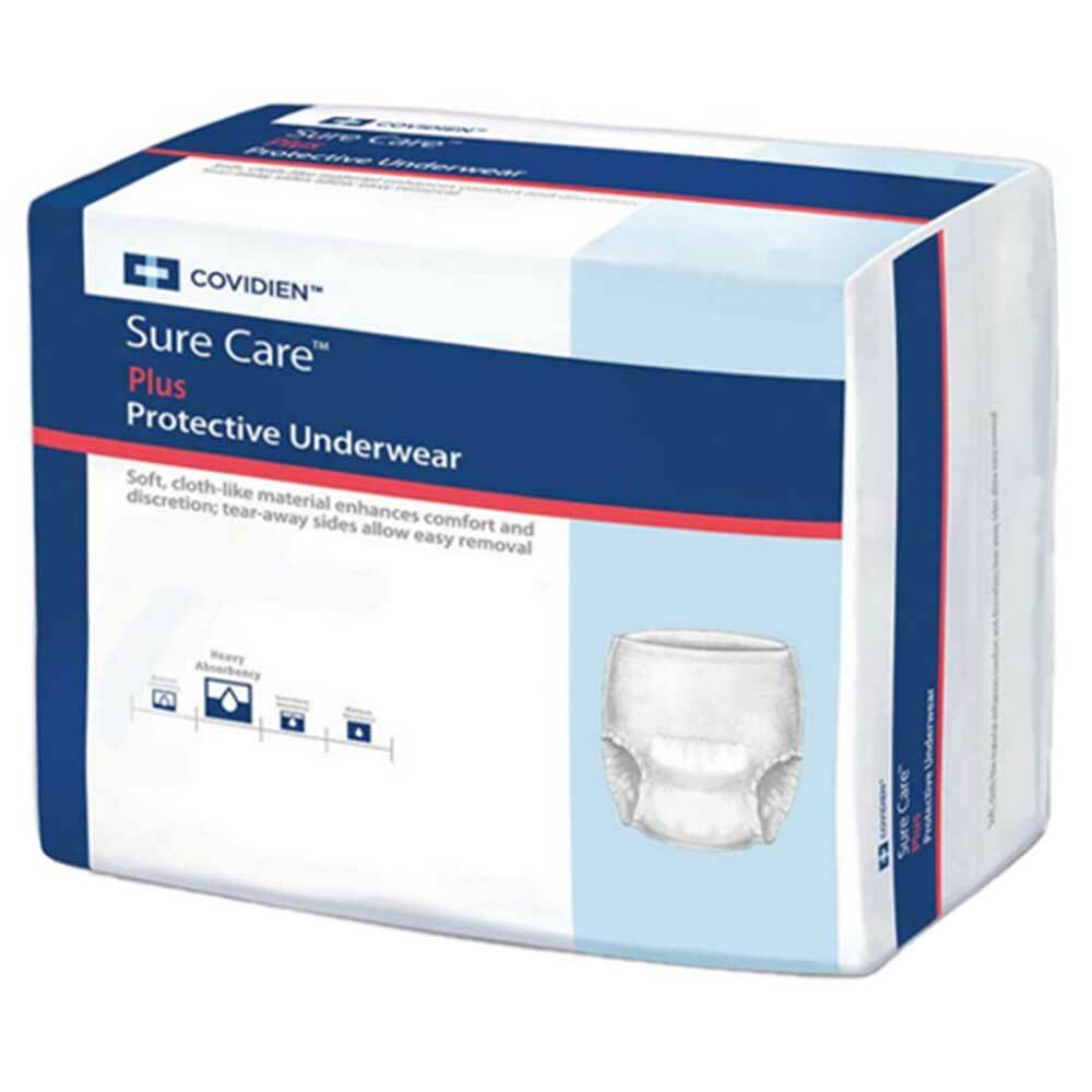 Sure Care Protective Underwear Medium 34 – 46 #1605 Case of 80