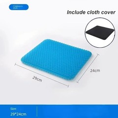 Double Thick Gel Seat Cushion Egg Honeycomb Cooling Chair Car Office Pad