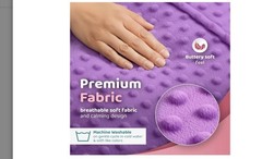 Brand New Treatment Mastectomy Recovery Pillow Purple Plush Support
