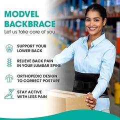 Adjustable Lower Back Brace Lumbar Support Waist Belt For Men Women Pain Relief