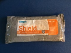 Bath cleansing cloths or Shampoo & conditioner in a cap no rinse, hypoallergenic