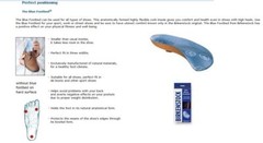 Birkenstock Sport Blue The Footbed Insole Orthotic Arch Support Wide