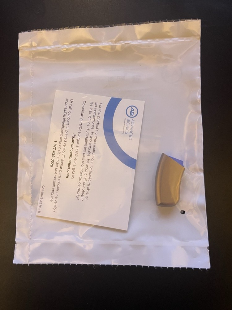 Advanced Bionics M Battery Medium Sand Beige – New/Unopened