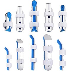 Pieces Finger Splint Metal Finger Support Finger Knuckle 10 Piece Set 10 Blue