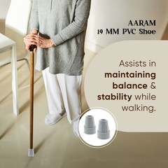 AARAM Tips for Mobility Aids (18-19mm) for Walking Sticks and Canes. Useful f…