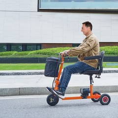 VEVOR Portable 3 Wheel Mobility Scooter for Seniors 12 Mile Range Max 330LBS