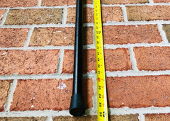 Self Defense Cane – Black Bronze – Beautiful Cast Dragon Head Handle – Tall 38″