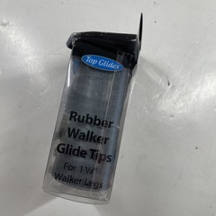 Top Glides Steel-Reinforced Walker Glide Tips (Gray, 1 1/8″) Gray