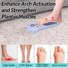 Foot Arch Trainer with Counter, Plantar Fasciitis Relief & Arch Support Strength