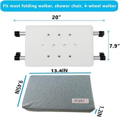 Universal Walker Seat Sponge Cushion Rest 250 lb Capacity #R028
