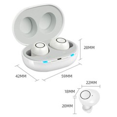 JINGHAO Rechargeable ITE Hearing Aids Sound Amplifier Ear Enhancer