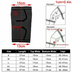 Knee Compression Brace Sleeve Support Sports Joint Injury Pain Relief Arthritis