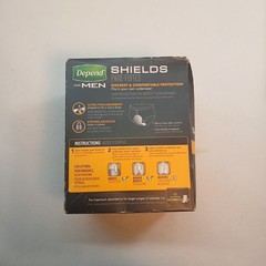 New Depend Incontinence Shields for Men Light Absorbency Guard Drips 58 Ct (11c