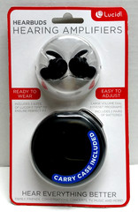 Lucid Audio HEARBUDS Hearing Amplifiers Carry Case Tips & Batteries Included NEW