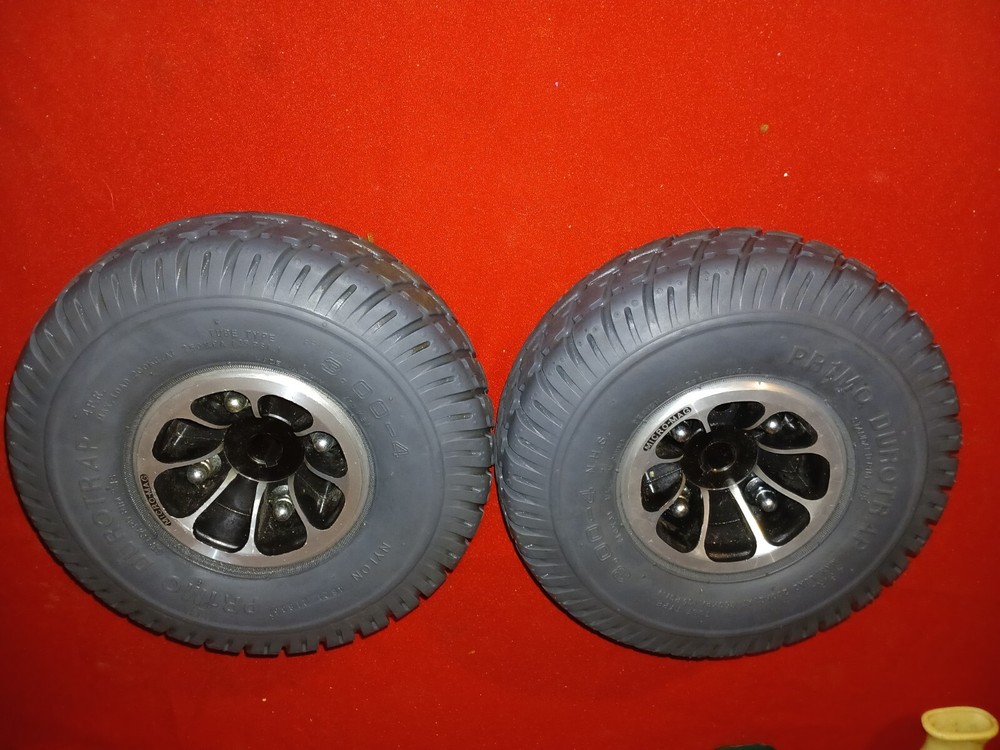 Dark Gray Drive Wheel Assembly for the Pride / Quantum J6 Power Wheelchair #K410