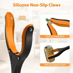 1PCS 32in Garbage Picker Gripper Tool with 360° Rotating Head – NEW