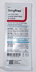 48 DermaRite 11238 StingFree™ Liquid Skin Prep & Shield 1mL Wands Ex 2027 & 2028