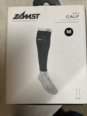 ZAMST LC-1 CALF GRADIENT COMPRESSION SLEEVES MEDIUM – COLOR Black- 1 Pair