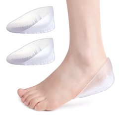 Heavy Duty Gel Heel Cups, Cushion Insert for Shock Absorption, Plantar Fasciitis