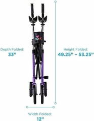 NOVA PHOENIX RISE UP Rollator Walker UPRIGHT STANDING Walker Padded Armres