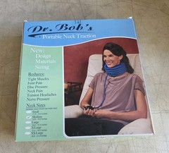 Dr. Bob’s Portable Neck Traction Size Medium 13.5-15.5” NIB Open Box
