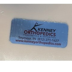 Kenney Orthopedics Hinged Ankle Foot Orthosis AFO Brace Tan Adjustable Strap